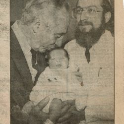 ברית לנכדו של שמעון פרס